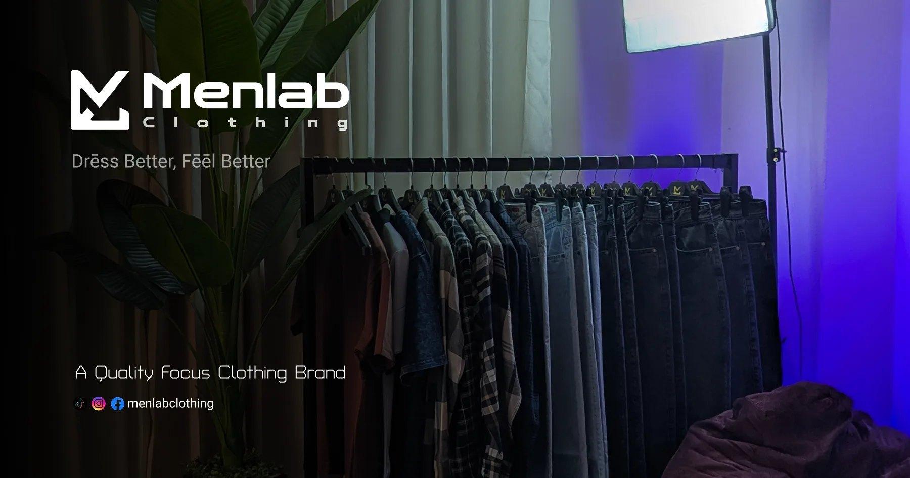 Menlab Clothing website