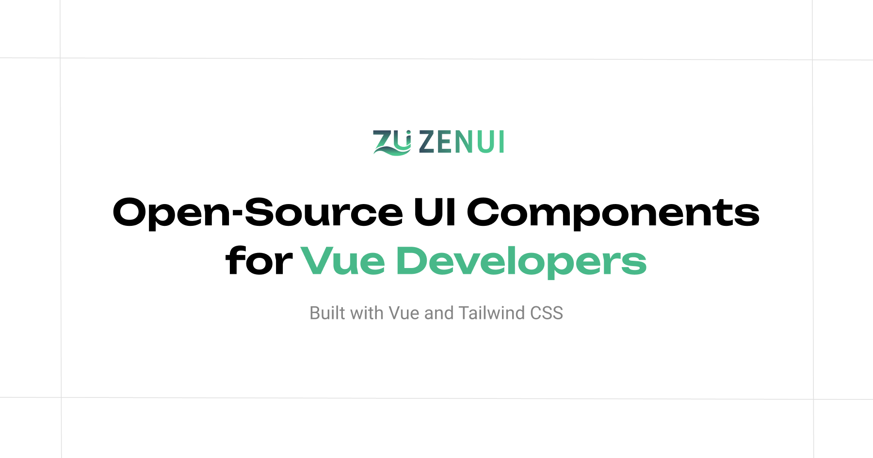 ZenUI Library for Vue website